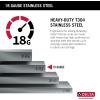 imageDELTA FAUCET Delta Lenta 32inch Undermount 16 Gauge Stainless Steel Double Bowl Kitchen Sink with Accessories 95303432D6SS Satin 32 Inch  Double Bowl25in