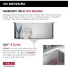 imageDELTA FAUCET Delta Lenta 32inch Undermount 16 Gauge Stainless Steel Double Bowl Kitchen Sink with Accessories 95303432D6SS Satin 32 Inch  Double Bowl23 inch