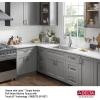 imageDELTA FAUCET Delta Lenta 32inch Undermount 16 Gauge Stainless Steel Double Bowl Kitchen Sink with Accessories 95303432D6SS Satin 32 Inch  Double Bowl26 Inch