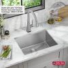 imageDELTA FAUCET Delta Lenta 32inch Undermount 16 Gauge Stainless Steel Double Bowl Kitchen Sink with Accessories 95303432D6SS Satin 32 Inch  Double Bowl23 inch