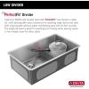 imageDELTA FAUCET Delta Lenta 32inch Undermount 16 Gauge Stainless Steel Double Bowl Kitchen Sink with Accessories 95303432D6SS Satin 32 Inch  Double Bowl32 Inch  Double Bowl