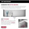 imageDELTA FAUCET Delta Lenta 32inch Undermount 16 Gauge Stainless Steel Double Bowl Kitchen Sink with Accessories 95303432D6SS Satin 32 Inch  Double Bowl30 Inch