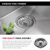 imageDELTA FAUCET Delta Lenta 32inch Undermount 16 Gauge Stainless Steel Double Bowl Kitchen Sink with Accessories 95303432D6SS Satin 32 Inch  Double Bowl30 Inch