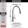 imageDelta 9159ARDST Standard Pull Arctic StainlessArctic Stainless
