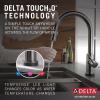 imageDelta 9159ARDST Standard Pull Arctic StainlessBlack Stainless