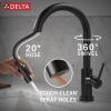 imageDelta 9159ARDST Standard Pull Arctic StainlessMatte Black