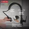 imageDelta 9159ARDST Standard Pull Arctic StainlessMatte Black