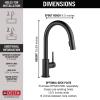 imageDelta 9159ARDST Standard Pull Arctic StainlessMatte Black