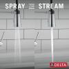imageDelta Faucet Essa Pro Commercial Style Kitchen Faucet with Pull Down Sprayer Matte Black Spring Single Hole Kitchen Sink Faucet Matte Black 9613BLDSTChrome