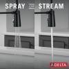 imageDelta Faucet Essa Pro Commercial Style Kitchen Faucet with Pull Down Sprayer Matte Black Spring Single Hole Kitchen Sink Faucet Matte Black 9613BLDSTMatte Black