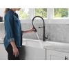 imageDelta Faucet Essa Pro Commercial Style Kitchen Faucet with Pull Down Sprayer Matte Black Spring Single Hole Kitchen Sink Faucet Matte Black 9613BLDSTVenetian Bronze