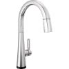imageDelta Faucet Monrovia Touchless Kitchen Faucet with Touch Technology Brushed Nickel Kitchen Sink Faucet with Pull Down Sprayer Lumicoat Arctic Stainless 9191TLARPRDSTLumicoat Chrome