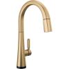 imageDelta Faucet Monrovia Touchless Kitchen Faucet with Touch Technology Brushed Nickel Kitchen Sink Faucet with Pull Down Sprayer Lumicoat Arctic Stainless 9191TLARPRDSTLumicoat Champagne Bronze