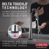 imageDelta Faucet Monrovia Touchless Kitchen Faucet with Touch Technology Brushed Nickel Kitchen Sink Faucet with Pull Down Sprayer Lumicoat Arctic Stainless 9191TLARPRDSTLumicoat Chrome