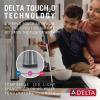 imageDelta Faucet Monrovia Touchless Kitchen Faucet with Touch Technology Brushed Nickel Kitchen Sink Faucet with Pull Down Sprayer Lumicoat Arctic Stainless 9191TLARPRDSTLumicoat Arctic Stainless