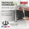 imageDelta Faucet Monrovia Touchless Kitchen Faucet with Touch Technology Brushed Nickel Kitchen Sink Faucet with Pull Down Sprayer Lumicoat Arctic Stainless 9191TLARPRDSTLumicoat Arctic Stainless