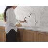 imageDelta Faucet Nicoli USpout Kitchen Faucet with Pull Down Sprayer Champagne Gold Kitchen Sink Faucet Modern Kitchen Faucet Single Hole Kitchen Faucet Champagne Bronze 19868LFCZChrome