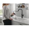 imageDelta Faucet Nicoli USpout Kitchen Faucet with Pull Down Sprayer Champagne Gold Kitchen Sink Faucet Modern Kitchen Faucet Single Hole Kitchen Faucet Champagne Bronze 19868LFCZMatte Black
