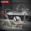 imageDelta Faucet Westville Brushed Nickel Kitchen Faucet Kitchen Faucets with Pull Down Sprayer Kitchen Sink Faucet Faucet for Kitchen Sink Magnetic Docking Spray Head Arctic Stainless 9110ARDSTArctic Stainless