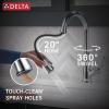 imageDelta Faucet Westville Brushed Nickel Kitchen Faucet Kitchen Faucets with Pull Down Sprayer Kitchen Sink Faucet Faucet for Kitchen Sink Magnetic Docking Spray Head Arctic Stainless 9110ARDSTChrome
