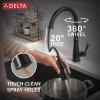 imageDelta Faucet Westville Brushed Nickel Kitchen Faucet Kitchen Faucets with Pull Down Sprayer Kitchen Sink Faucet Faucet for Kitchen Sink Magnetic Docking Spray Head Arctic Stainless 9110ARDSTMatte Black