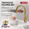imageTouch2O Technology Kitchen Faucet with Touchless TechnologyBrushed Gold