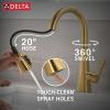 imageTouch2O Technology Kitchen Faucet with Touchless TechnologyBrushed Gold