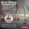 imageTouch2O Technology Kitchen Faucet with Touchless TechnologyBrushed Gold