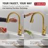 imageTouch2O Technology Kitchen Faucet with Touchless TechnologyBrushed Gold