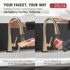 imageTouch2O Technology Kitchen Faucet with Touchless TechnologyChampagne Bronze
