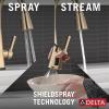 imageTouch2O Technology Kitchen Faucet with Touchless TechnologyChampagne Bronze