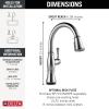 imageTouch2O Technology Kitchen Faucet with Touchless TechnologyLumicoat Arctic Stainless