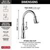 imageTouch2O Technology Kitchen Faucet with Touchless TechnologyLumicoat Chrome