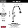 imageTouch2O Technology Kitchen Faucet with Touchless TechnologyLumicoat Chrome
