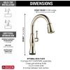 imageTouch2O Technology Kitchen Faucet with Touchless TechnologyLumicoat Polished Nickel