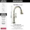 imageTouch2O Technology Kitchen Faucet with Touchless TechnologyLumicoat Polished Nickel