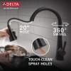 imageTouch2O Technology Kitchen Faucet with Touchless TechnologyMatte Black