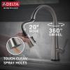 imageTouch2O Technology Kitchen Faucet with Touchless TechnologySpotShield Stainless