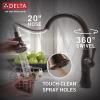 imageTouch2O Technology Kitchen Faucet with Touchless TechnologyVenetian Bronze