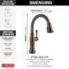 imageTouch2O Technology Kitchen Faucet with Touchless TechnologyVenetian Bronze