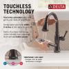 imageTouch2O Technology Kitchen Faucet with Touchless TechnologyVenetian Bronze