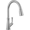 imageDelta Faucet Westville Brushed Nickel Kitchen Faucet Kitchen Faucets with Pull Down Sprayer Kitchen Sink Faucet Faucet for Kitchen Sink Magnetic Docking Spray Head Arctic Stainless 9110ARDSTArctic Stainless