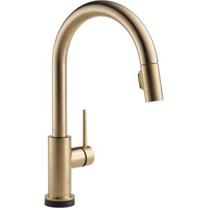 imageDelta 9159ARDST Standard Pull Arctic StainlessChampagne Bronze