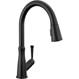 imageDelta Faucet Westville Brushed Nickel Kitchen Faucet Kitchen Faucets with Pull Down Sprayer Kitchen Sink Faucet Faucet for Kitchen Sink Magnetic Docking Spray Head Arctic Stainless 9110ARDSTMatte Black