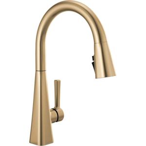 imageTouch2O Technology Kitchen Faucet with Touchless TechnologyChampagne Bronze