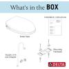 imageDELTA FAUCET faucet Refresh Elongated Bidet Toilet Seat Bidet Attachment for Toilet Bidet Sprayer Toilet Water Spray White 833004WHManual