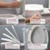 imageDelta Faucet 833902NWH Sanborne Elongated Potty Training Nightlight Toilet Seat with Slow Close and QuickRelease WhiteWith Nightlight