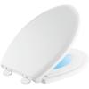 imageDelta Faucet 833902NWH Sanborne Elongated Potty Training Nightlight Toilet Seat with Slow Close and QuickRelease WhiteWith Nightlight  Potty Seat