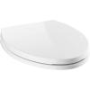 imageDelta Faucet Morgan Elongated SlowClose White Toilet Seat with NonSlip Seat Bumpers White 811903WHTransitional