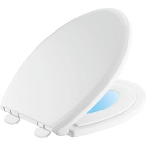 imageDelta Faucet 833902NWH Sanborne Elongated Potty Training Nightlight Toilet Seat with Slow Close and QuickRelease WhiteWith Nightlight  Potty Seat